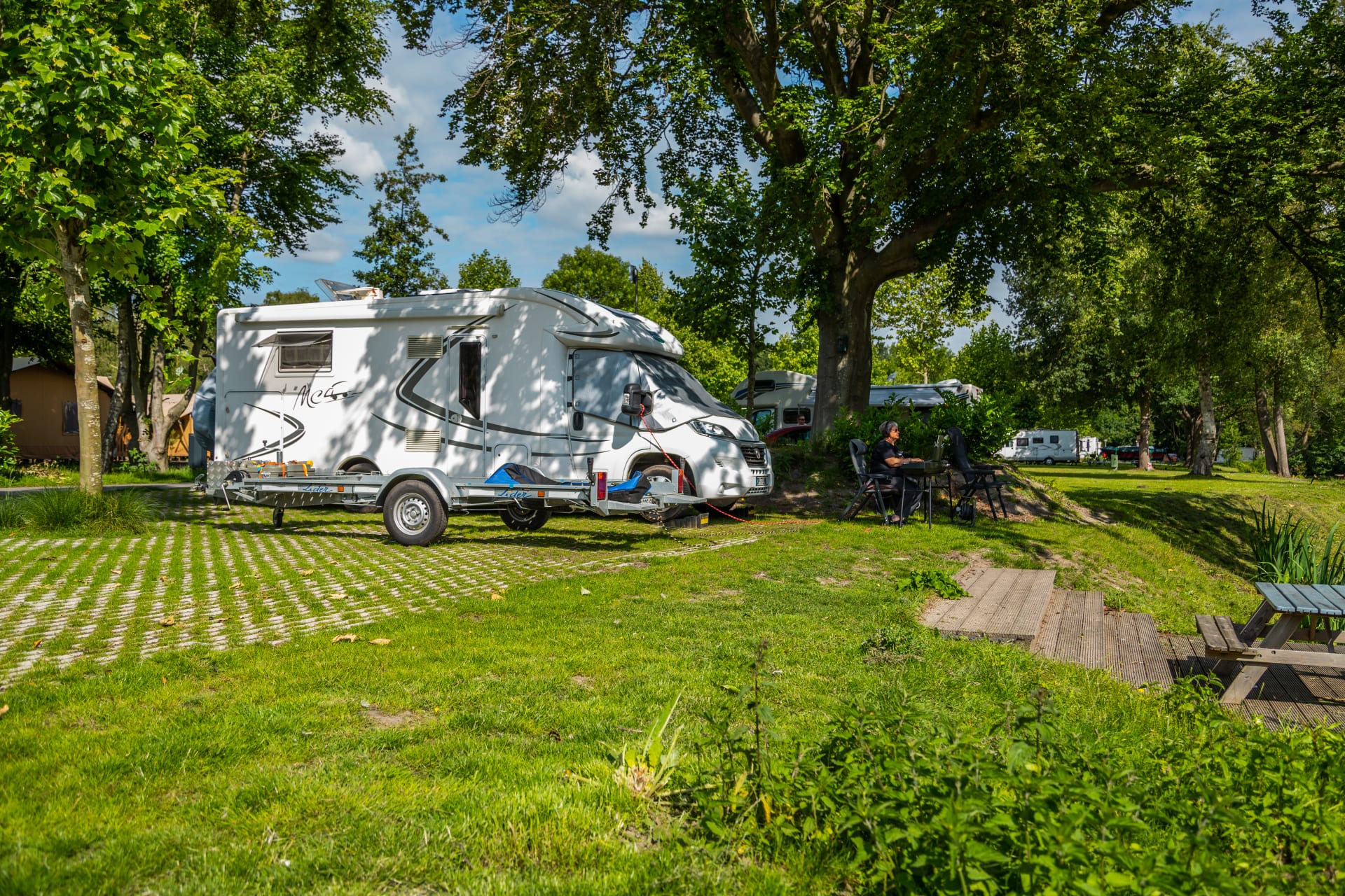 Camperplaats Standaard aan het water - Kampeerplaats voor 6 personen op EuroParcs Het Amsterdamse Bos